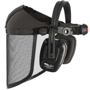 Viseira 10 Forestal c/ Malha Metálica + Protector Auricular PALANCA