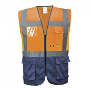 Colete Sinalização MB Laranja/Azul 125 gr/m2 3 FR 3M Palanca